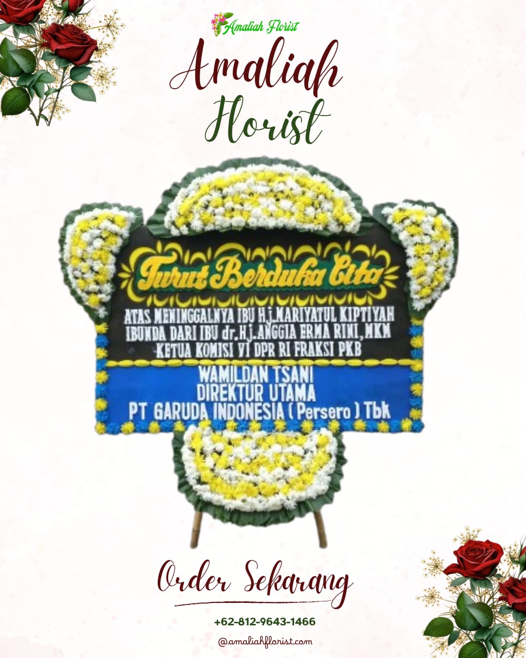 Papan Bunga Duka Malausma